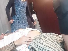 Hot gangbang orgy with sparowdox mysticbella - petite milf double penetration